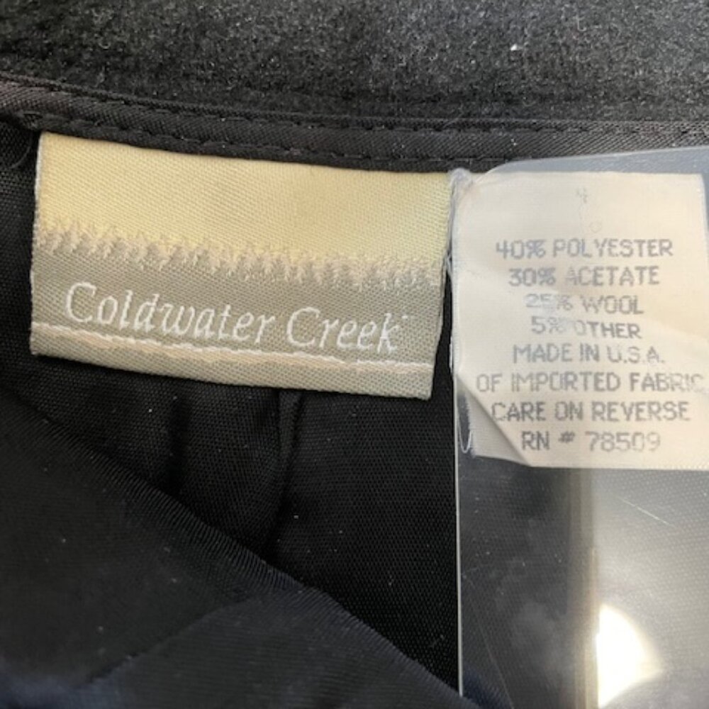Women's Coldwater Creek Skirt Black - Picture 3 of 4